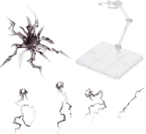 1 Set Action Figure Stand Clear Flexible Doll Holder Display Rack for Staging and Posing Models Clips for Angles Stable Base for Presentation
