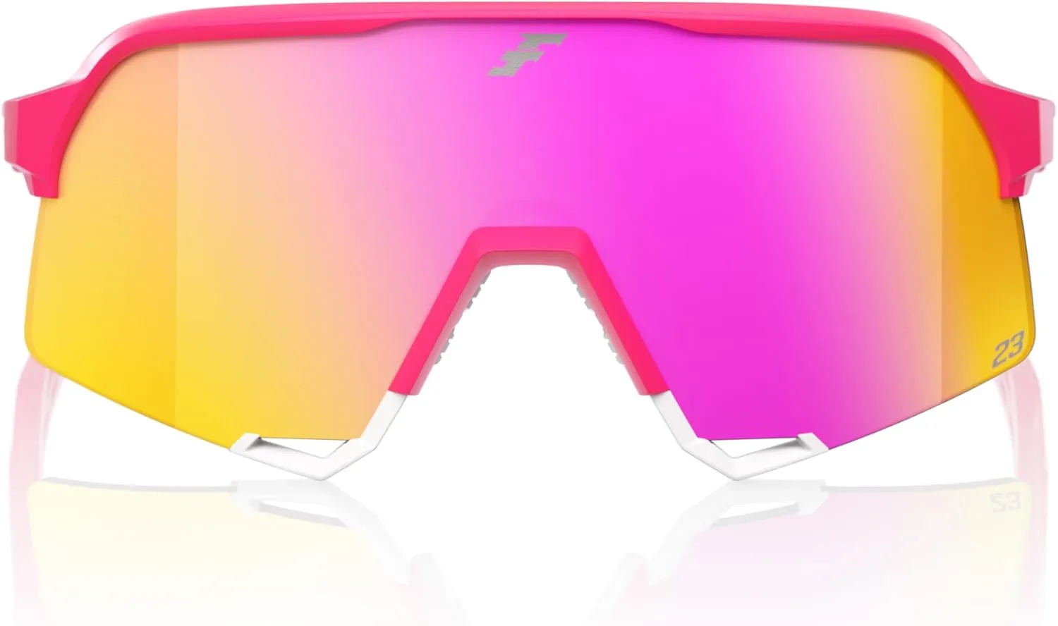 100% S3 Sport Performance Cycling Sunglasses - Vented Baseball, Road Bike, & Triathlon Racing with Interchangeable Lens