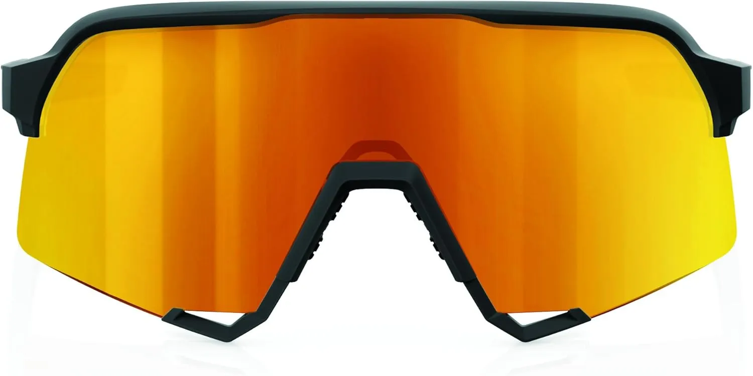 100% S3 Sport Performance Cycling Sunglasses - Vented Baseball, Road Bike, & Triathlon Racing with Interchangeable Lens