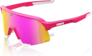 100% S3 Sport Performance Cycling Sunglasses - Vented Baseball, Road Bike, & Triathlon Racing with Interchangeable Lens