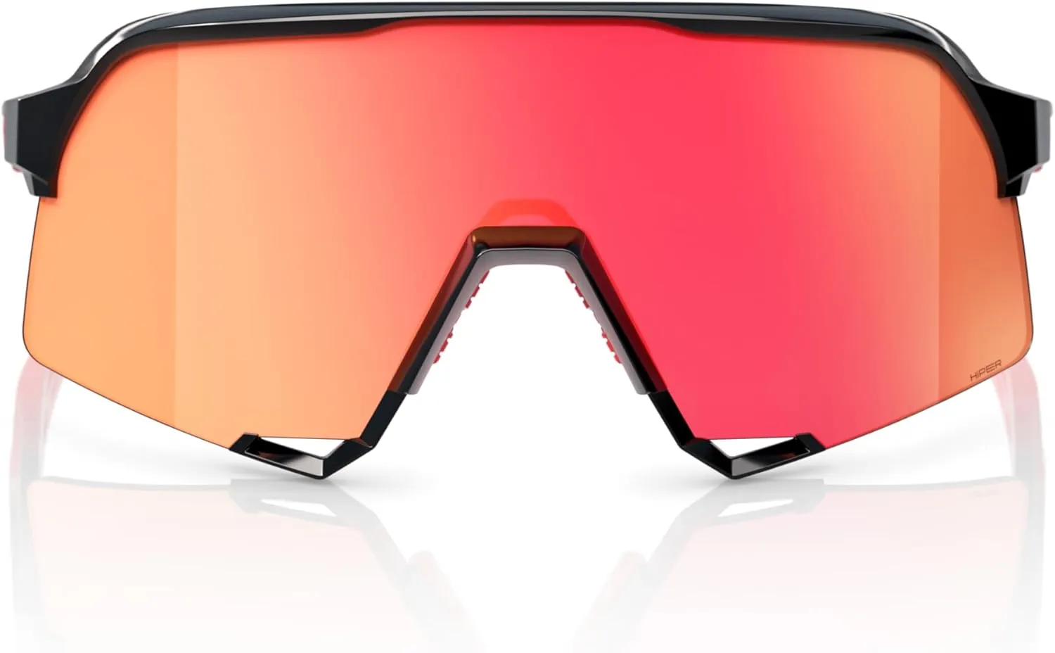 100% S3 Sport Performance Cycling Sunglasses - Vented Baseball, Road Bike, & Triathlon Racing with Interchangeable Lens
