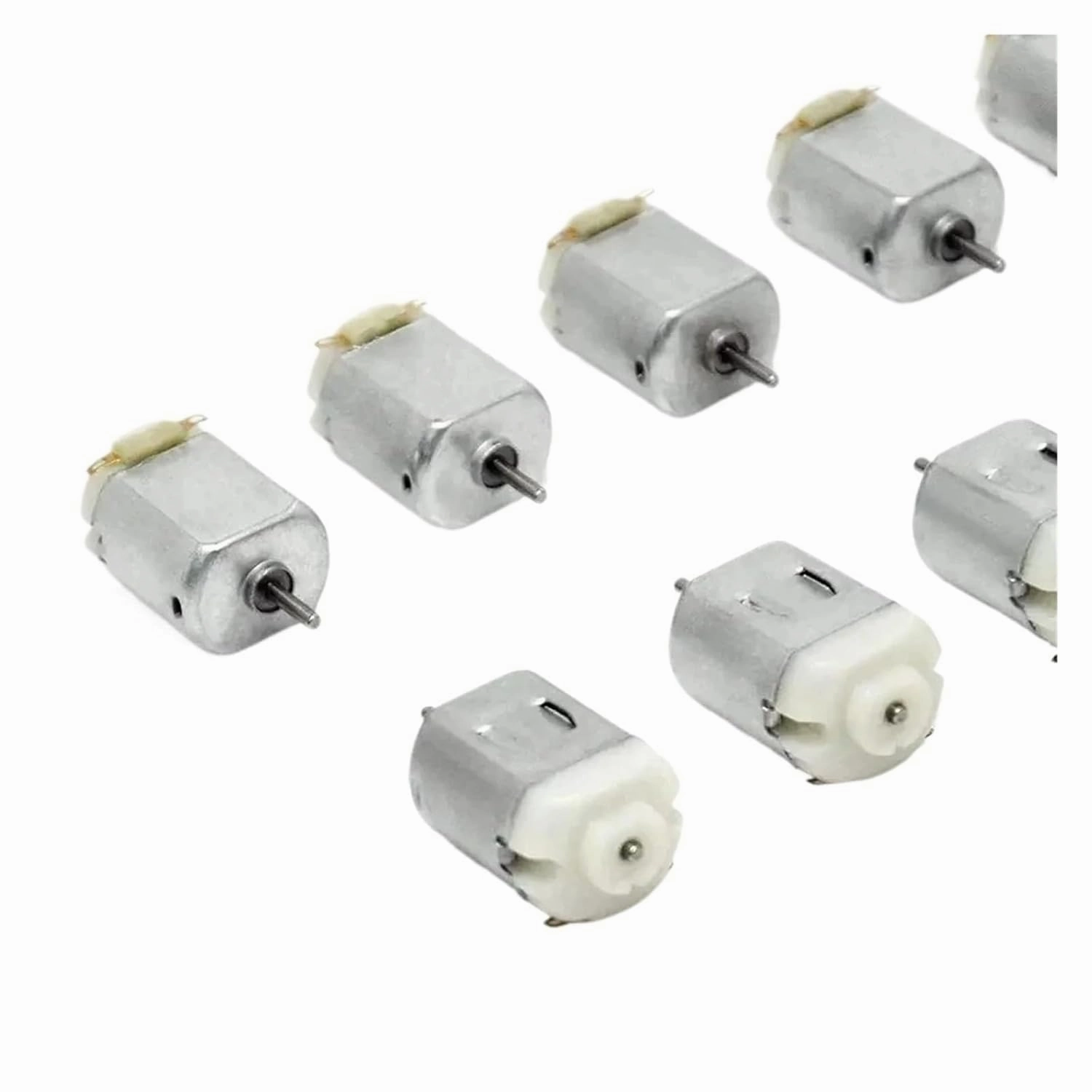 10Pcs 130 Micro DC Motor 3V-6V 8000RPM Miniature Electric Motor Four-Wheel Motor Small DIY Toys Hobbies Smart Car
