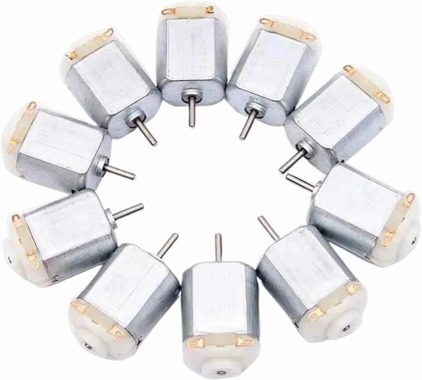 10Pcs 130 Micro DC Motor 3V-6V 8000RPM Miniature Electric motor four-wheel motor small DIY Toys Hobbies Smart Car