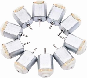 10Pcs 130 Micro DC Motor 3V-6V 8000RPM Miniature Electric motor four-wheel motor small DIY Toys Hobbies Smart Car