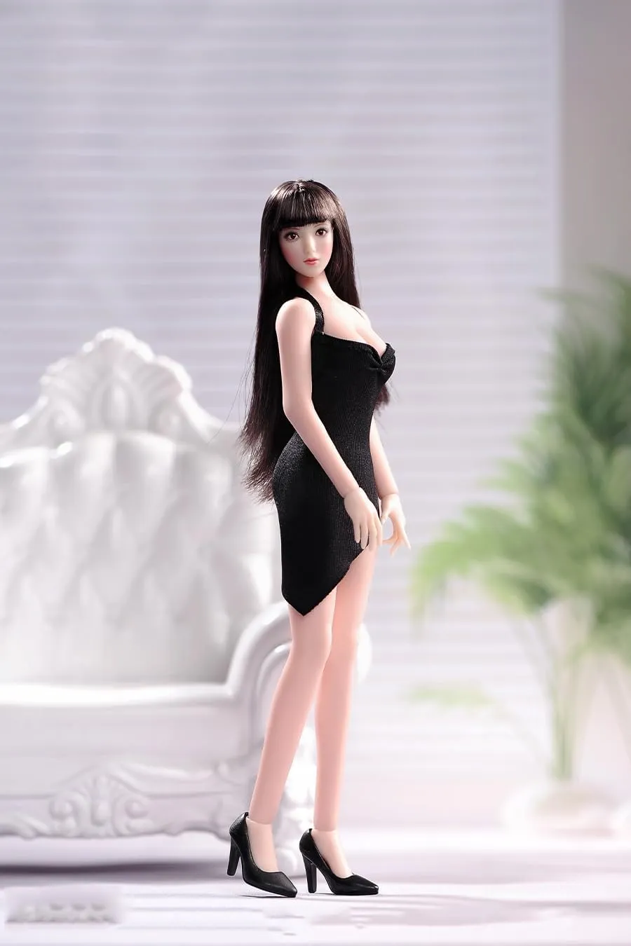 1/12 Scale Action Figure ,TBLeague T01 T02 T03 T04 T05 Female Super Seamless Flexible Body 6 inches Realistic Full Silicone Body with Stainless Steel Skeleton Collectable Doll (PHMB2018-T01A)
