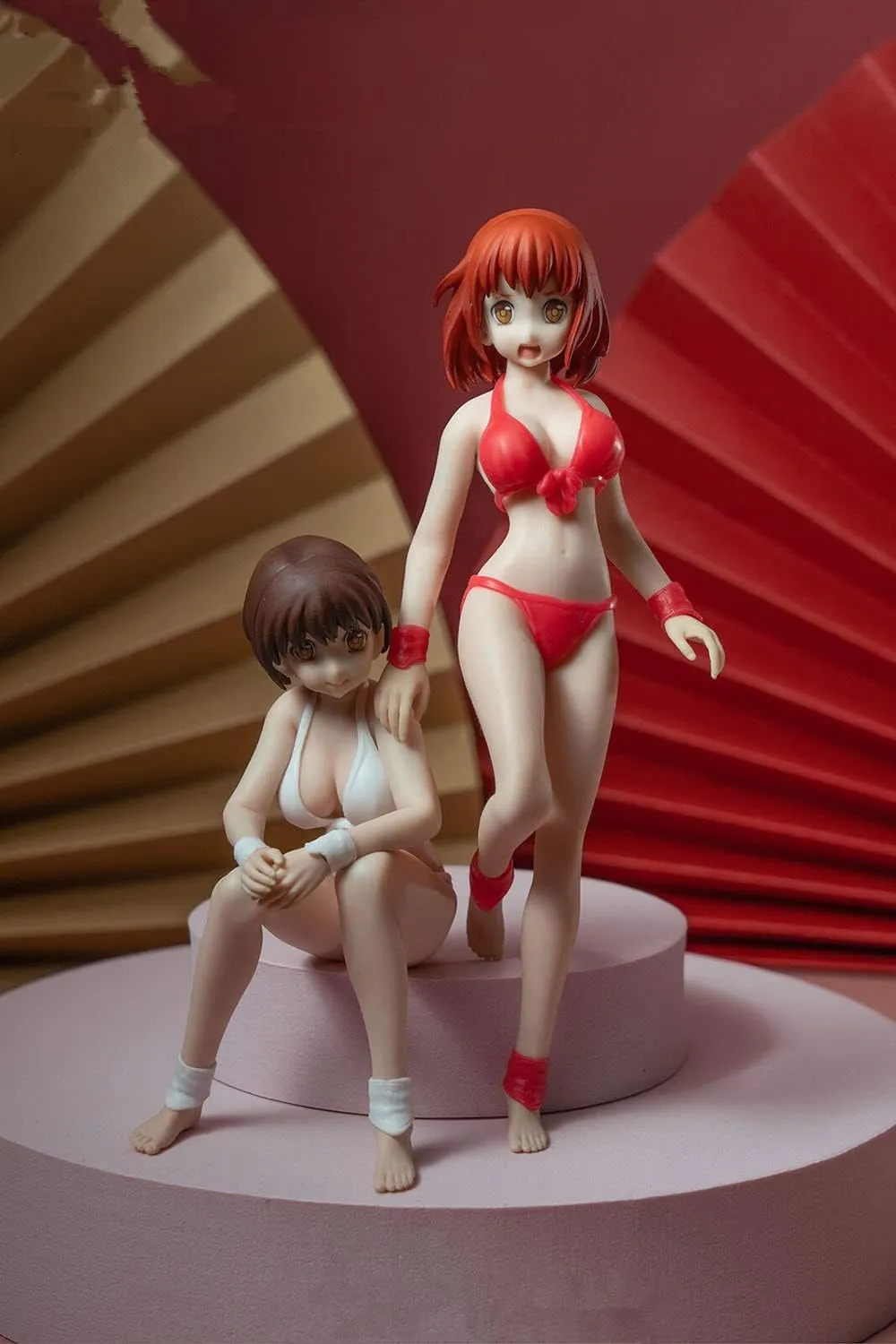 1/12 Scale Female Action Figure, 6 inch Anime Girl Super-Flexible Pale Skin Large Bust Seamless Body Doll Collection (T02B Pale Skin)