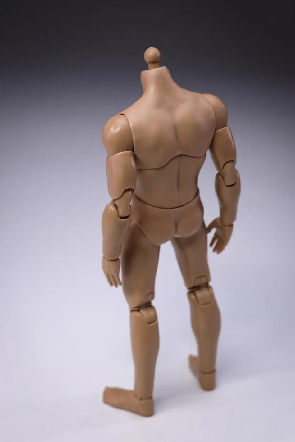 1/12 Scale Male Soldier Miniature Action Figure Body Doll Collection (2pcs Waist Body with Neck)