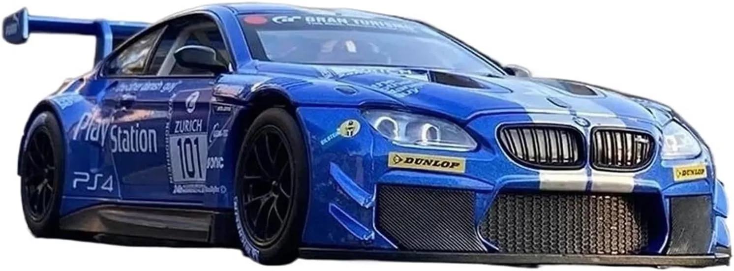 1:24 for M6 GT3 Le Mans Alloy Die Cast Racing Model(Blue)