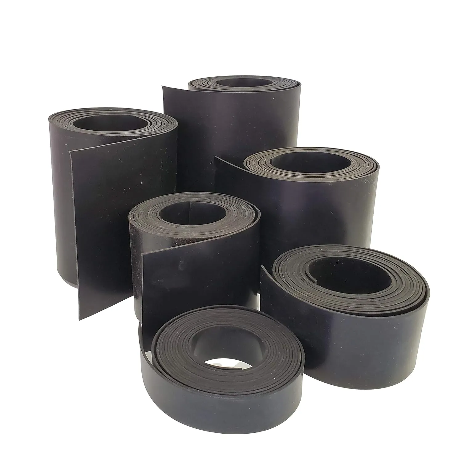 .125" (1/8") Thick x 12" Wide x 36" inchs -Neoprene Rubber Sheet Commercial Grade 65A, Smooth Finish, Solid Rubber, Perfect for Weather Stripping, Gasket, Costume & DIY Projects