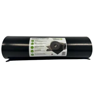 .125" (1/8") Thick x 12" Wide x 36" inchs -Neoprene Rubber Sheet Commercial Grade 65A, Smooth Finish, Solid Rubber, Perfect for Weather Stripping, Gasket, Costume & DIY Projects