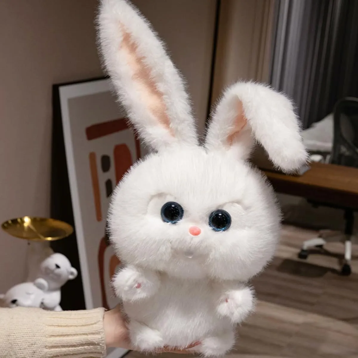 12inch Secret Life Pets Exceed Cute Snowball Rabbit Boss Plush Doll (30cm Snowball Rabbit Boss)