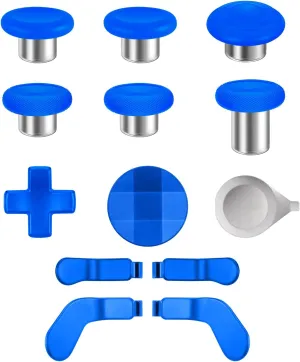 13 in 1 Magnetic Thumbsticks Analog Sticks Replacement Joystick Parts Repair Accessories Kit Component Set with 4 Paddles, 2 D-Pads, 1 Tool for Xbox Elite Series 2 and Core Controller