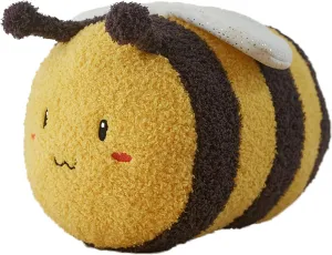13.9 Inch Fuzzy Bumblebee Stuffed Animal Honey Bee Pulshies with Cute Face and White Wings Cuddly Bumble Bee Plush Toy Honeybee Anime Gifts for Kids And Lovers In Birthday, Valentines, Christmas...