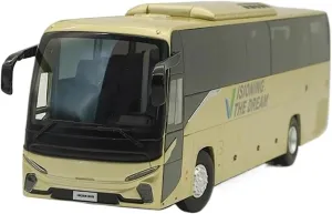 1:42 for Suzhou Jinlong Haige Bus V12 Simulation Car Model Multifunctional Decorative Souvenirs Mini Simulation Toys