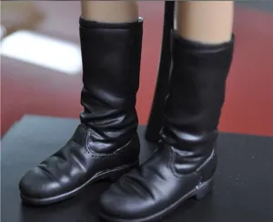 1/6 Scale Female Soldier Model Figure Doll Boots 5YTR for 12" Movable Doll Action Figure，Flexible Seamless Doll Miniatures Accessories Doll