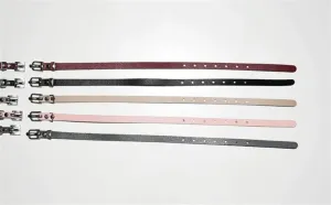 1/6 Scale Figure Doll Clothes Leather Belt 5mm/3mm for 12" Female Action Figure, Flexible Seamless Doll Silicone Body Doll(Red,5mm)