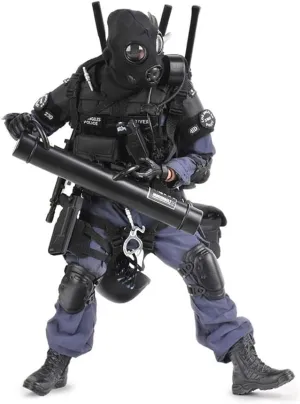 1/6 Soldier Action Figure Model, 12 Inch Flexible SWAT Breacher Model Set with Accessories Collection Toys Gift