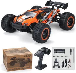 1602 Remote Control Truck 1:16 Scale 4X4 Brushless Fast RC Cars for Adults, High Speed 45 KPH, Hobby Electric Off Road Racing, 4WD RC Car, All Terrain Off Road Truck