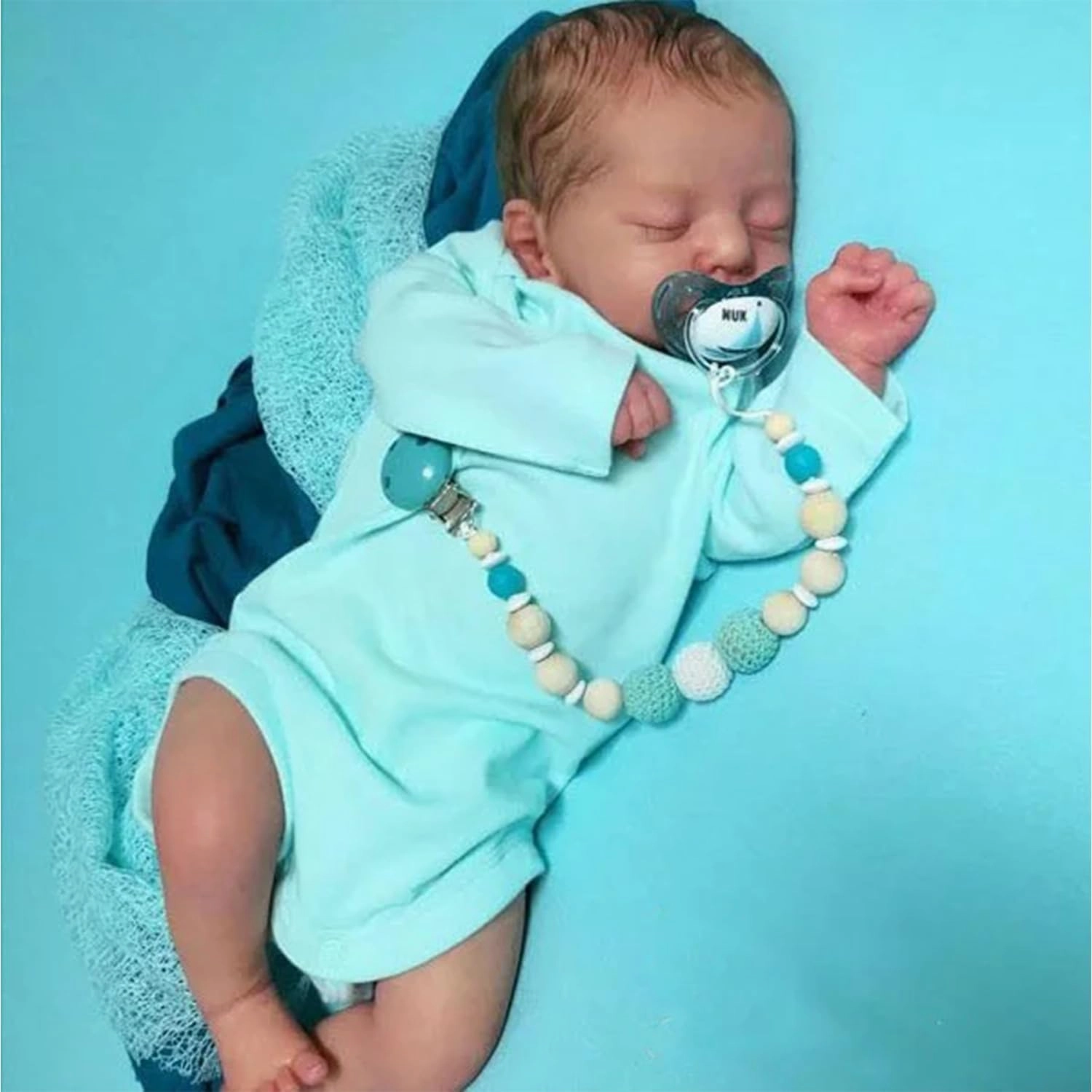 17" Lifelike Reborn Sleeping Baby Boy Doll Soren, Realistic Newborn Baby Dolls, That Look Real for 3  Year Old-01