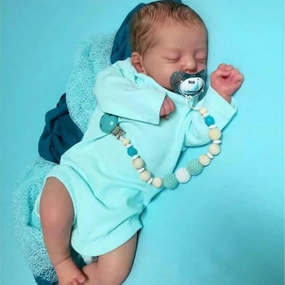 17" Lifelike Reborn Sleeping Baby Boy Doll Soren, Realistic Newborn Baby Dolls, That Look Real for 3  Year Old-01