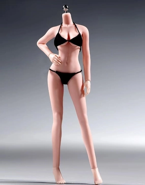 1/12 Scale Female Body, 6 inch Seamless Female Pale/Tanned Skin Figure Body Super Flexible Large Bust Action Figure