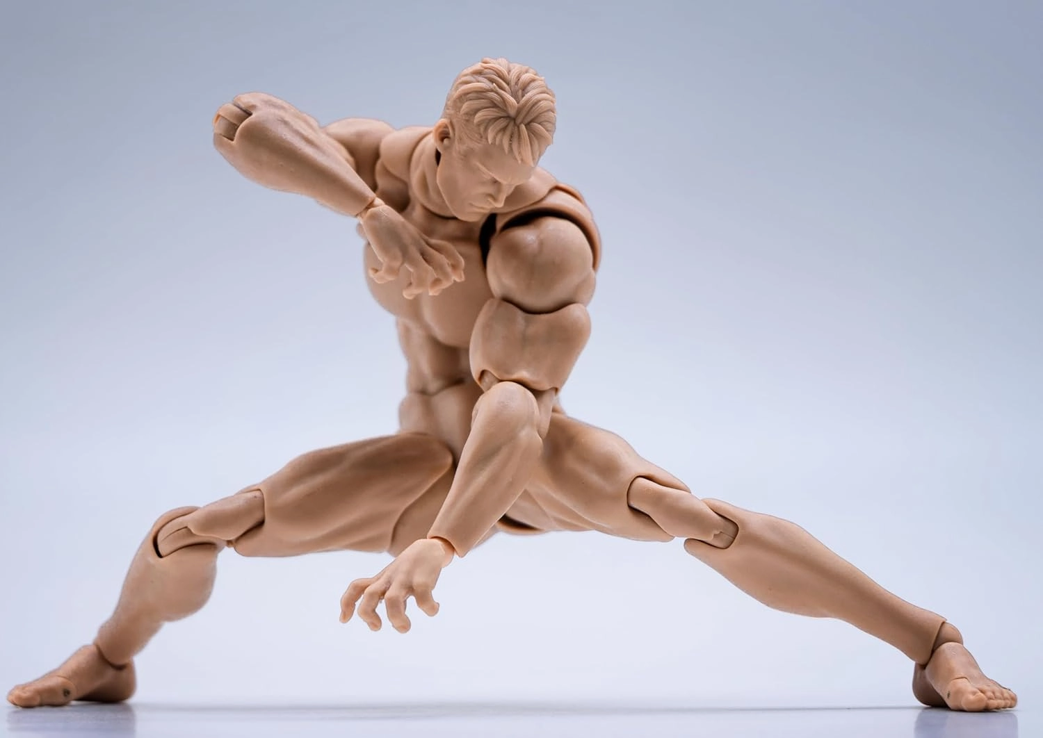 1/12 Scale Male Action Figure,6inch Super Flexible Strong Muscular Figure Miniature Figures Body Doll with Interchangeable Hands and Accessories Collection (Yellow Skin)