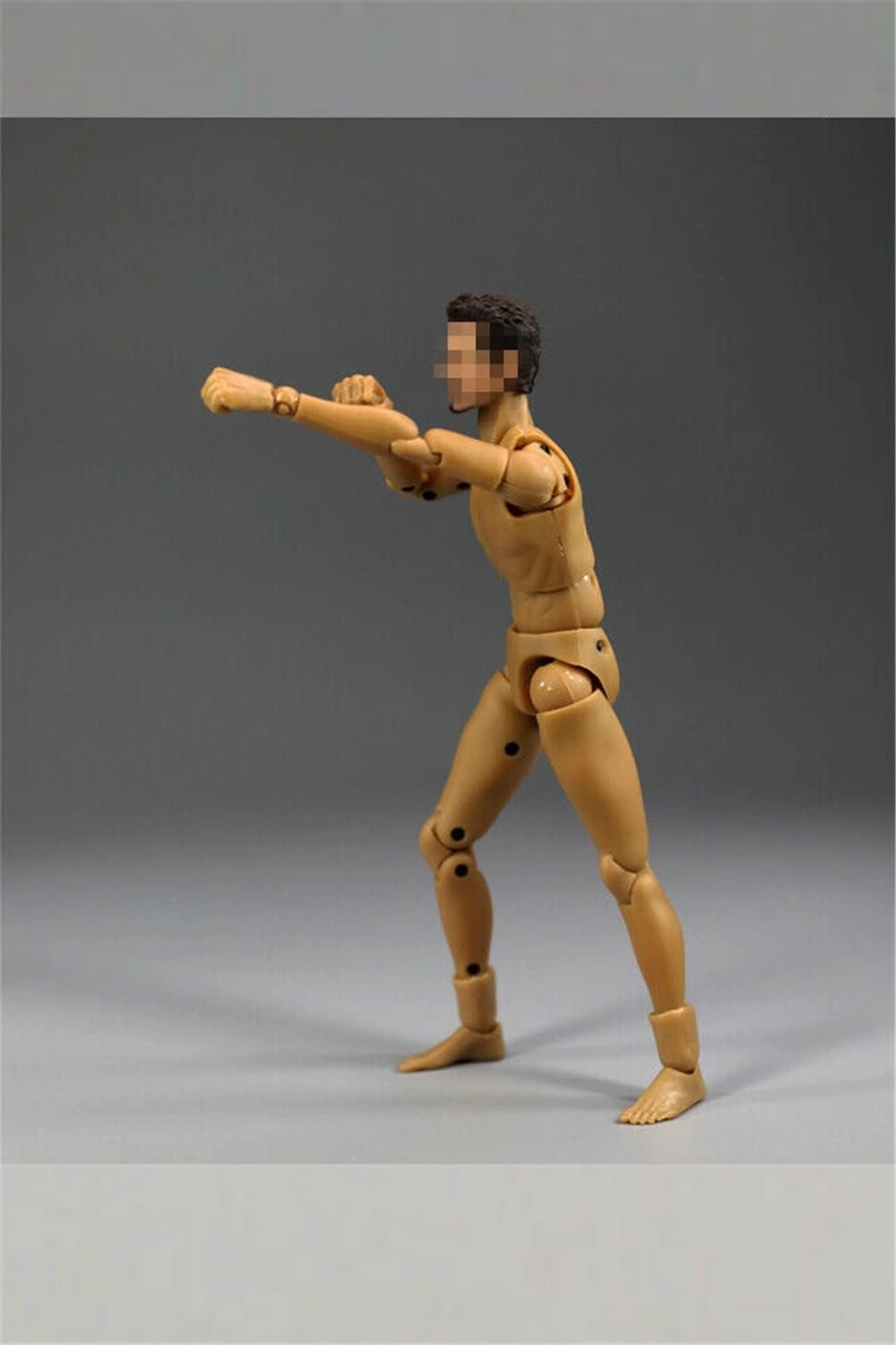 1/12 Scale Male Action Figure Body, 6 Inch Standard Muscle, Flexible, Skin Color