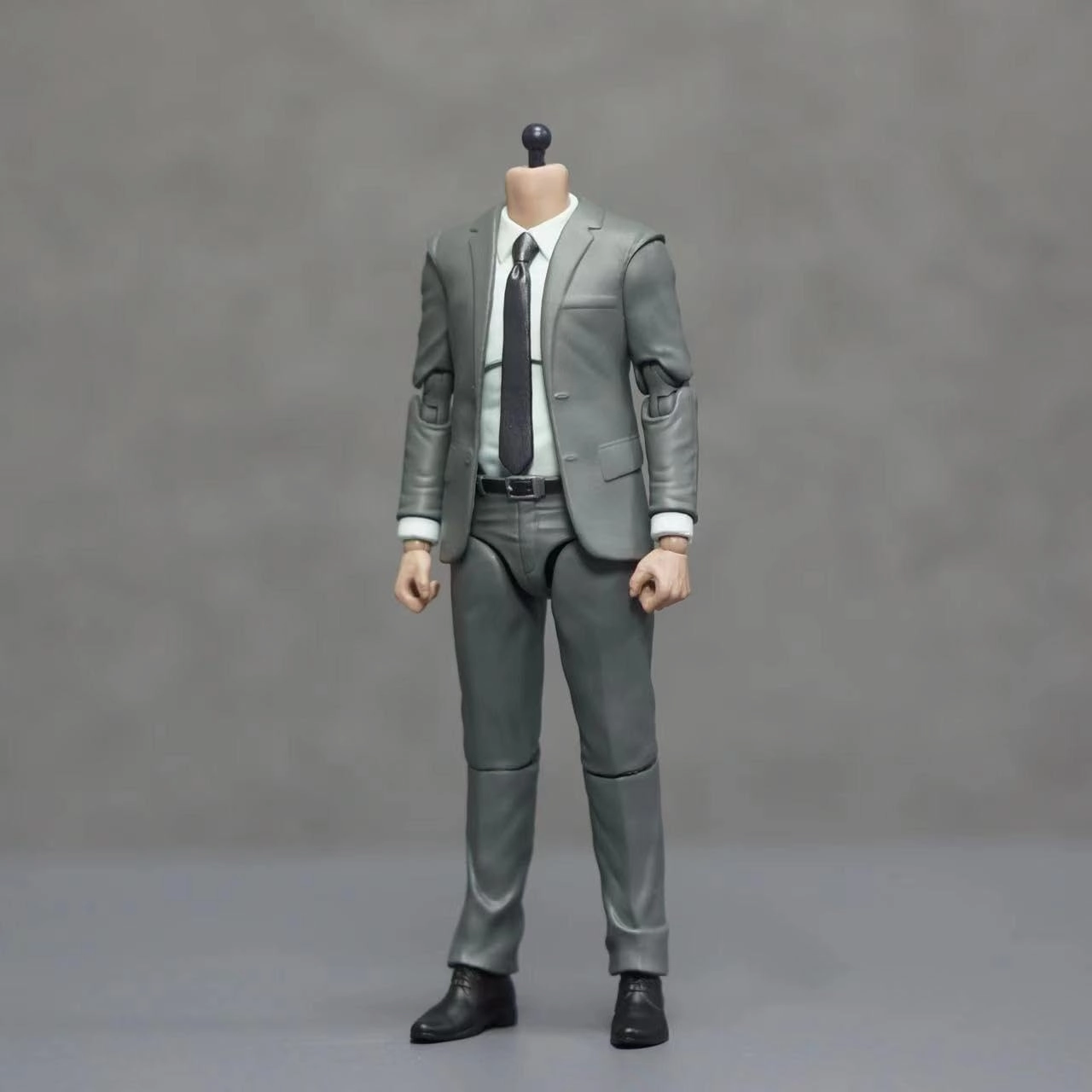 1/12 Scale Male Body,6inch Male Flexible Action Figure Body Suit Body with Replaceable Hands Type Collection (Gray 1.0)