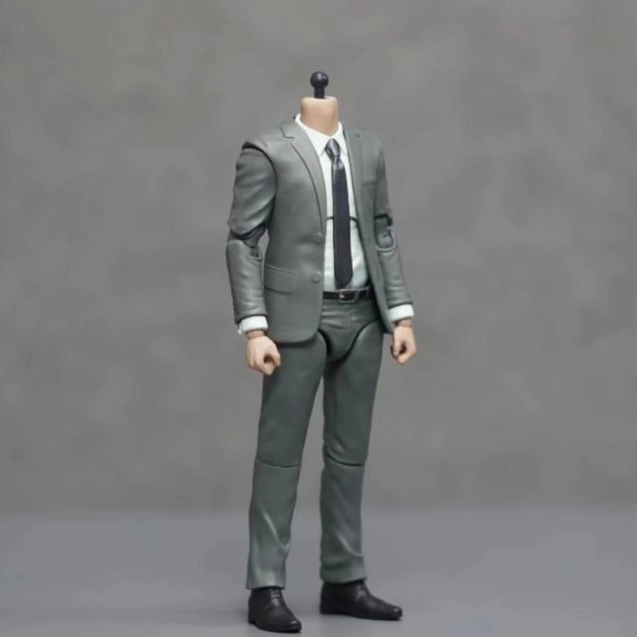 1/12 Scale Male Body,6inch Male Flexible Action Figure Body Suit Body with Replaceable Hands Type Collection (Gray 1.0)