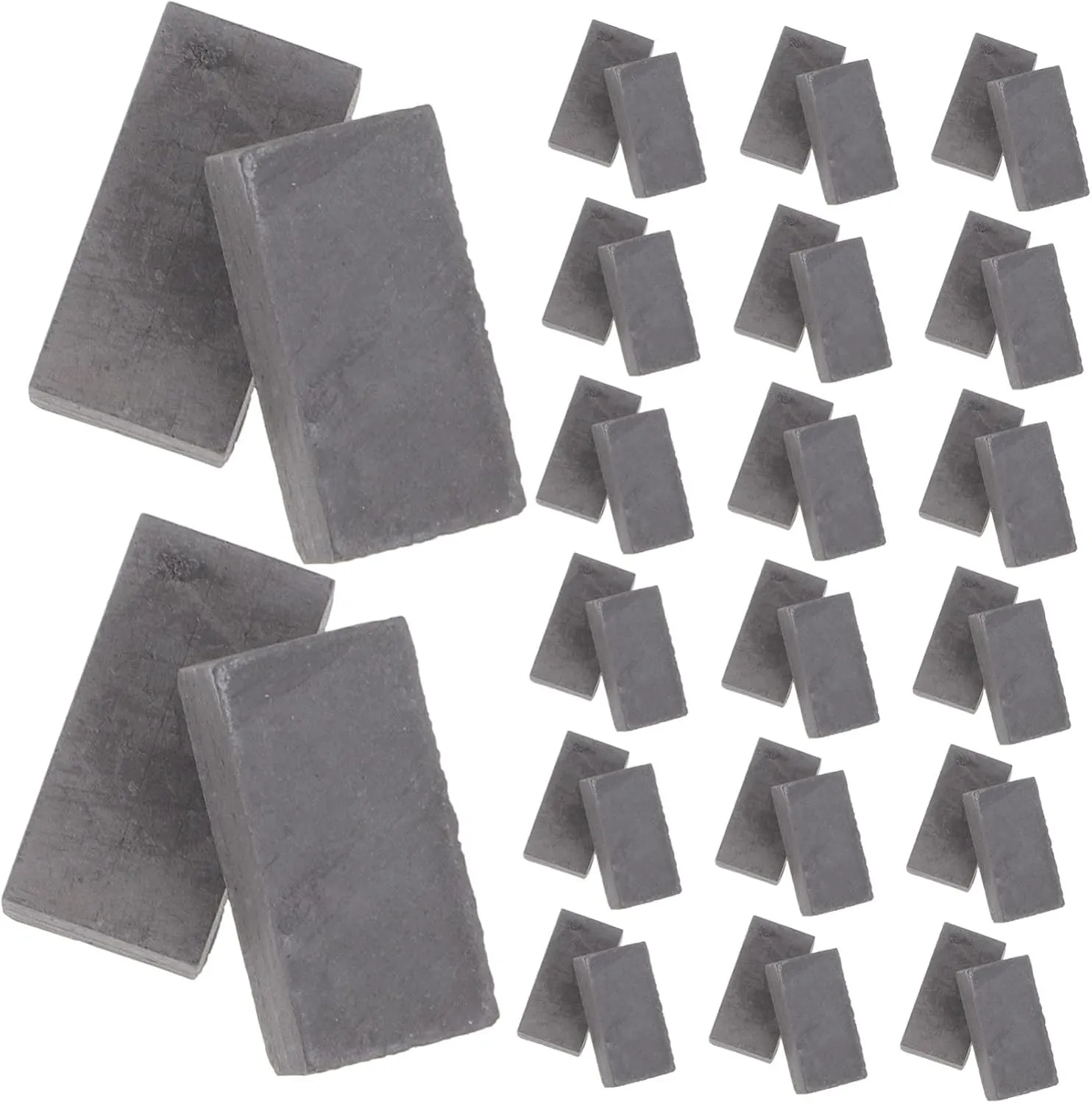 200pcs Miniature Brick Models for DIY Miniatures Small Micro Landscape Bricks for Constructing for Architectural Designs and Creative Scenes