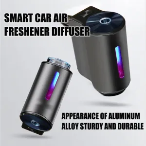 2025 Smart Car Air Freshener Diffuser, New Aromatizante Para Carro, Smart Car Air Freshener with Three Adjustable, Air Fresheners Intelligent for Office Bedroom (1pcs Oils   Diffuser)