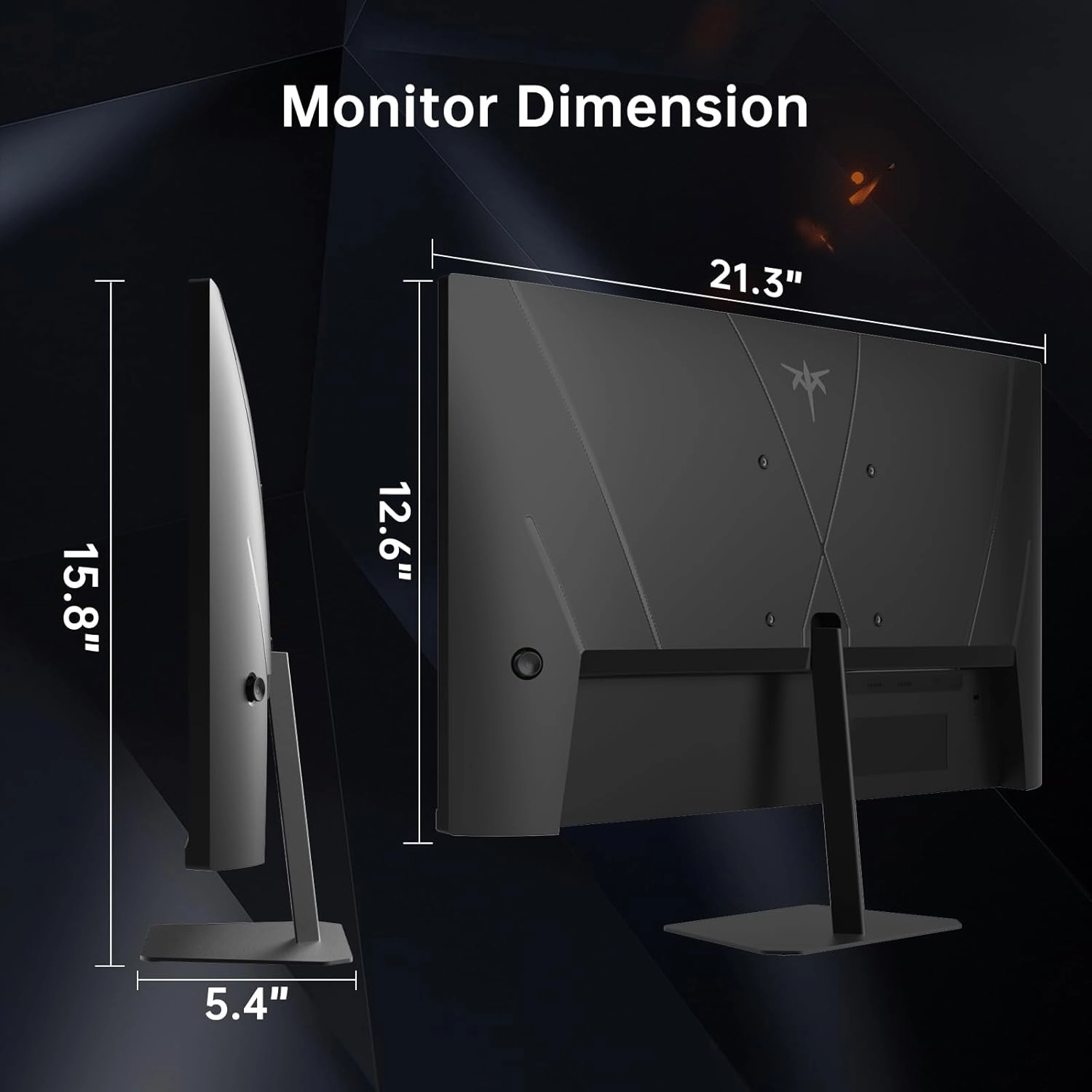 24 inch 190Hz/180Hz Gaming Monitor,HDR 400 Fast IPS Screen,FHD 1080P Monitor, 133% sRGB,AdaptiveSync,1ms Response Time,HDMI *2&DP*1,Tilt Adjustable, Eye Care