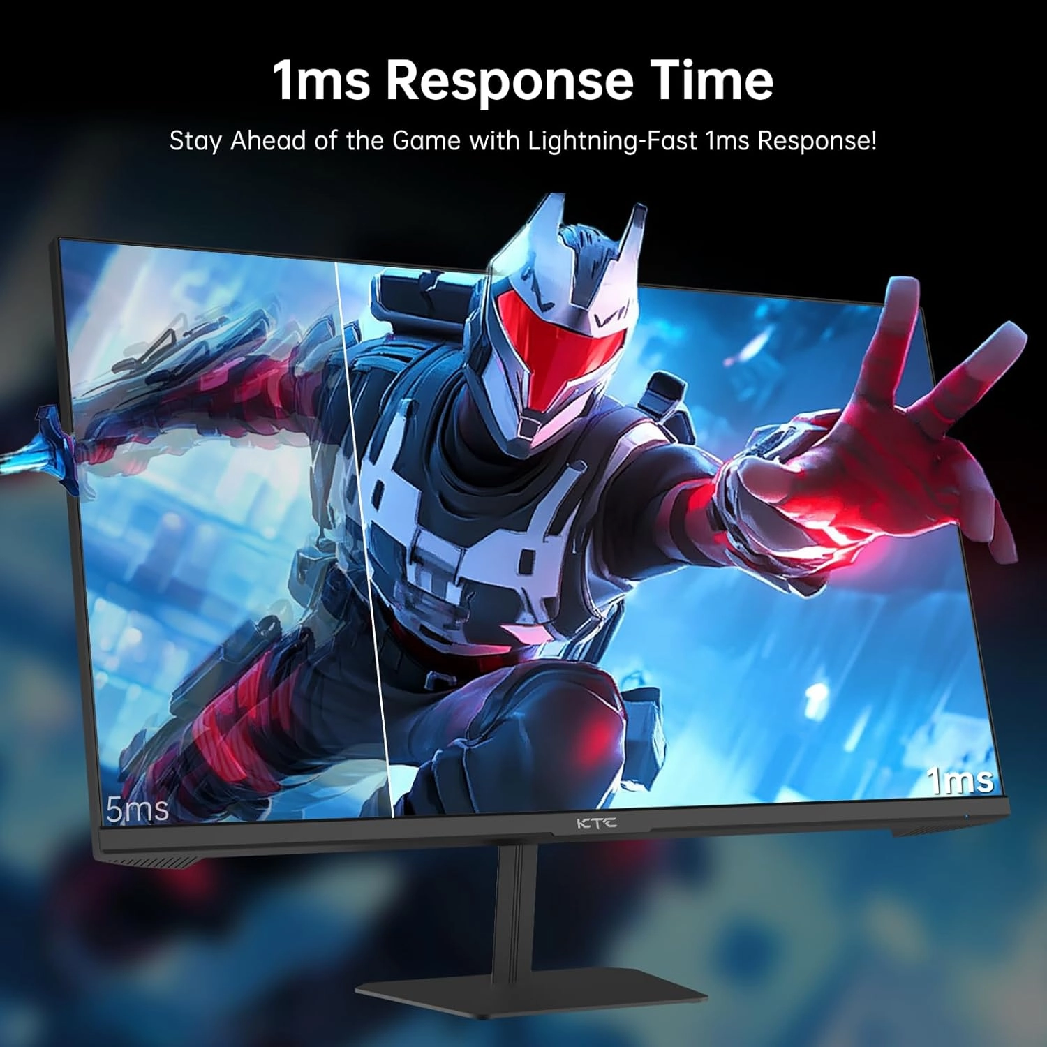 24 inch 190Hz/180Hz Gaming Monitor,HDR 400 Fast IPS Screen,FHD 1080P Monitor, 133% sRGB,AdaptiveSync,1ms Response Time,HDMI *2&DP*1,Tilt Adjustable, Eye Care