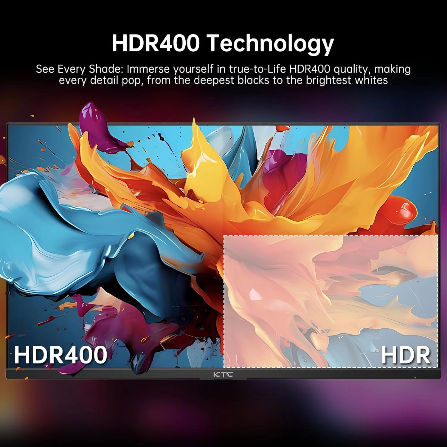 24 inch 190Hz/180Hz Gaming Monitor,HDR 400 Fast IPS Screen,FHD 1080P Monitor, 133% sRGB,AdaptiveSync,1ms Response Time,HDMI *2&DP*1,Tilt Adjustable, Eye Care