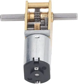 30RPM DC 6V Micro DC Geared Electric Motor, 6V DC Double Shaft Gear Motor, Mini Deceleration Gear Reduction Motors, with Fixing Base, for RC Car, Robot Model, Smart Car