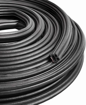 32.8Ft Car Door Seal Strip, Double Layer Self Adhesive Rubber Soundproofing Weather Strip, Universal Large Auto Weather Stripping Door Insulation for Pickup Truck SUV RV