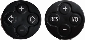 3 Spoke Steering Wheel Multifunction Switch Cruise Control Cover and Volume Control Button Cover For Mini Cooper R55 R56 R57 R58 R59 R60 R61 2007-2015 (Volume Key   RES   I/O Cover, One Size)