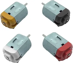 3V 0.3A 16000RPM mini dc motor, mini dc motor DIY toy hobby, smart car motor 130, small motor, red/yellow/black/white (Size : Red 16500)