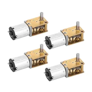 3V 6V Mini Gear Motor Micro 16/30/35/70 RPM Worm Gear Reducer Brush Motors Electronic Devices 1218GE‑N20 Electric Motor(3V 16RPM)