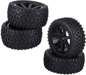 4pcs RC Racing Tire, 1/10 Drift RC Tires RC Truck Wheel Tyre Rubber Tire Fit for ZD Racing Car(Black) Rc Car Tires Rc Car Tires 1 Rc Wheels