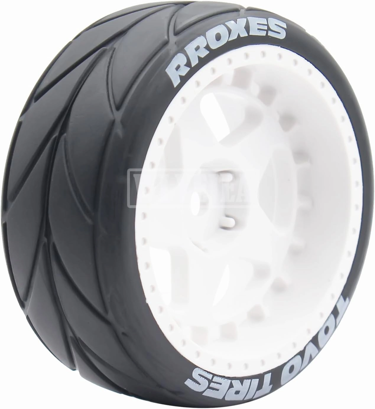 4PCS RC 1/10 On-Road Tires 65mm RC Rubber Tires w/Plastic Wheel Rim 12mm Hex Fit for 1/10 RC On-Road Rally Car HPI Tamiya TT01 TT02 Kyosho Wltoys 144001