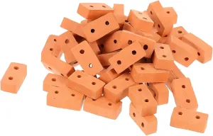 50pcs Miniature Building Brick Models for Table Decoration Simulation Bricks for and Creative Crafts Safe for Boys and Girls and Adults