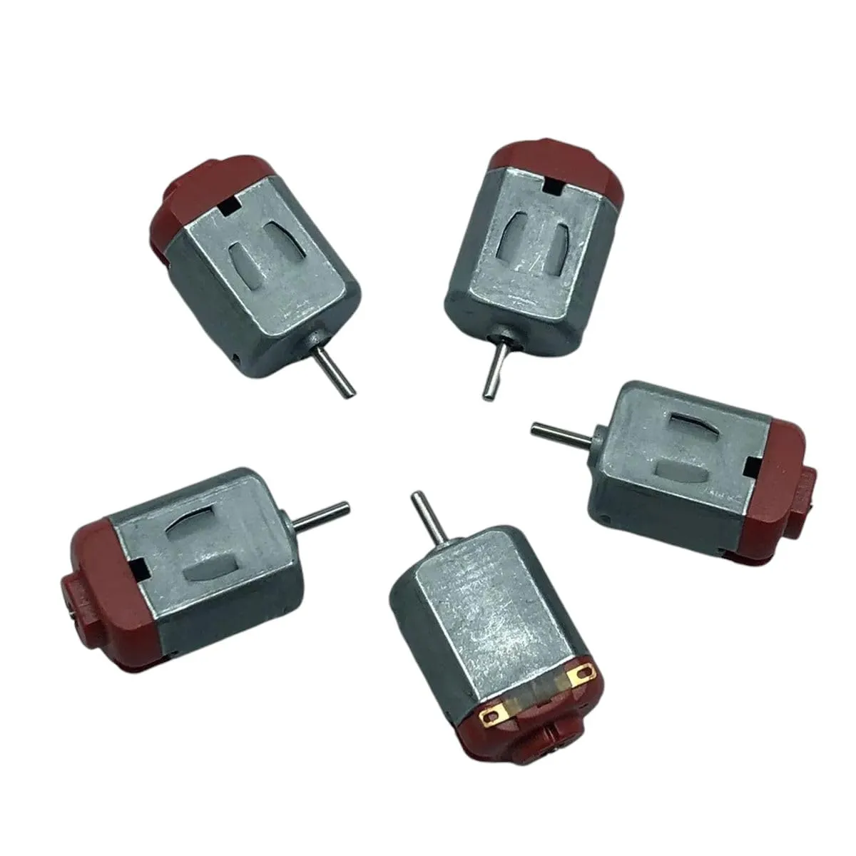 5pcs Hobby Motor 130 3V-6V 0.35-0.4A 16500RPM Mini Dc Micro for DIY Ioys Hobbies Smart Car New 2025 Arrival High Reliable Electronic Component, Precision, Stable Performance