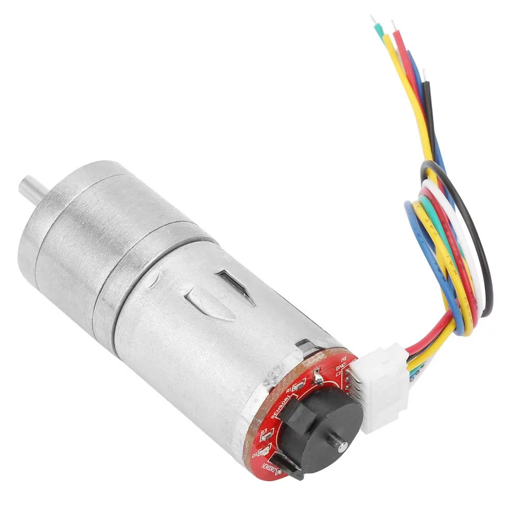 6 V High Torque DC Gear Engine with Full Metal Equipment for the DIY Motor Toy Automobile RC RC, Ideal for a Smart Toy Car, Balance Car (Speed ​​15)