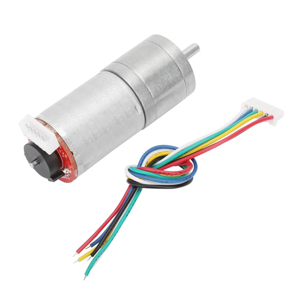 6 V High Torque DC Gear Engine with Full Metal Equipment for the DIY Motor Toy Automobile RC RC, Ideal for a Smart Toy Car, Balance Car (Speed ​​15)