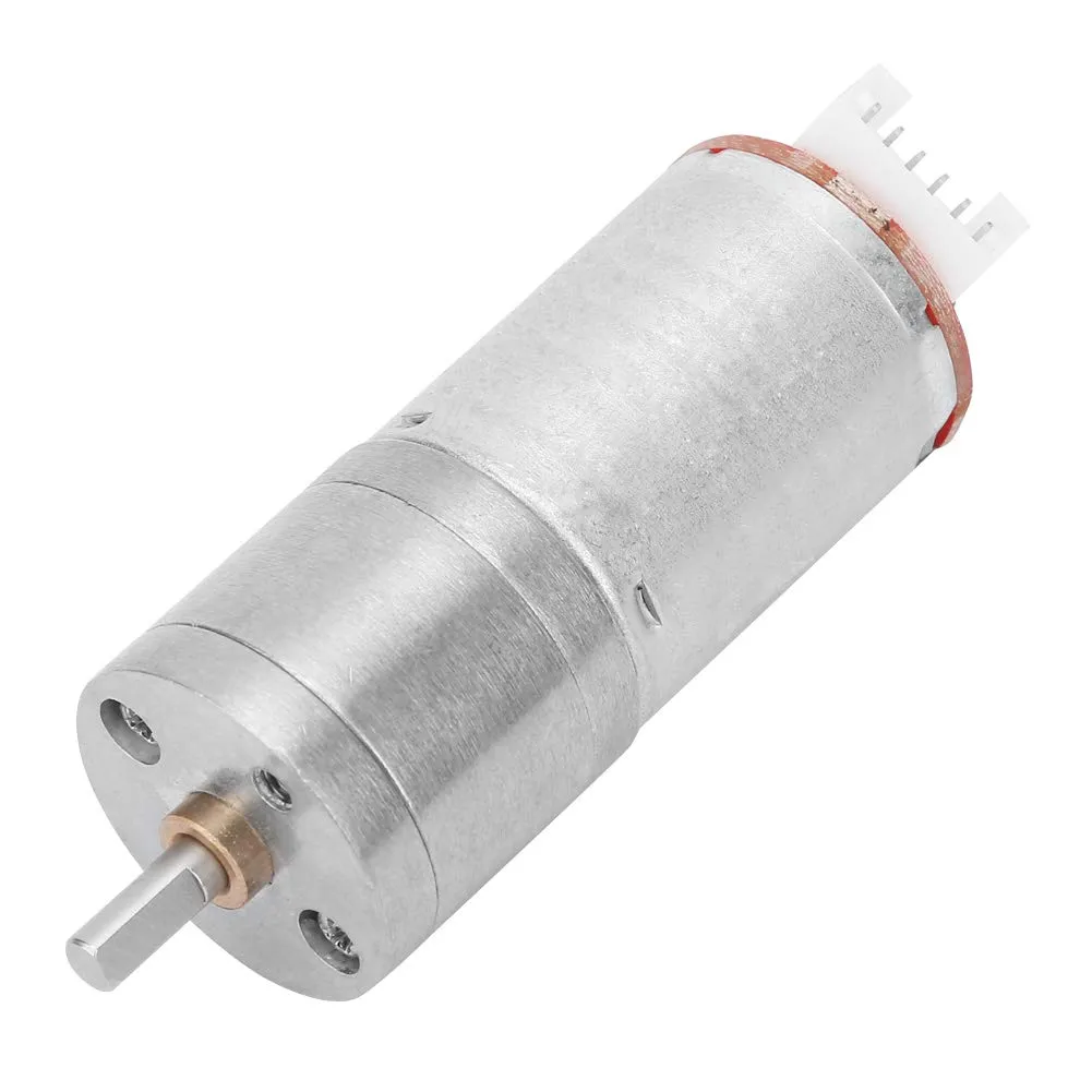 6 V High Torque DC Gear Engine with Full Metal Equipment for the DIY Motor Toy Automobile RC RC, Ideal for a Smart Toy Car, Balance Car (Speed ​​15)