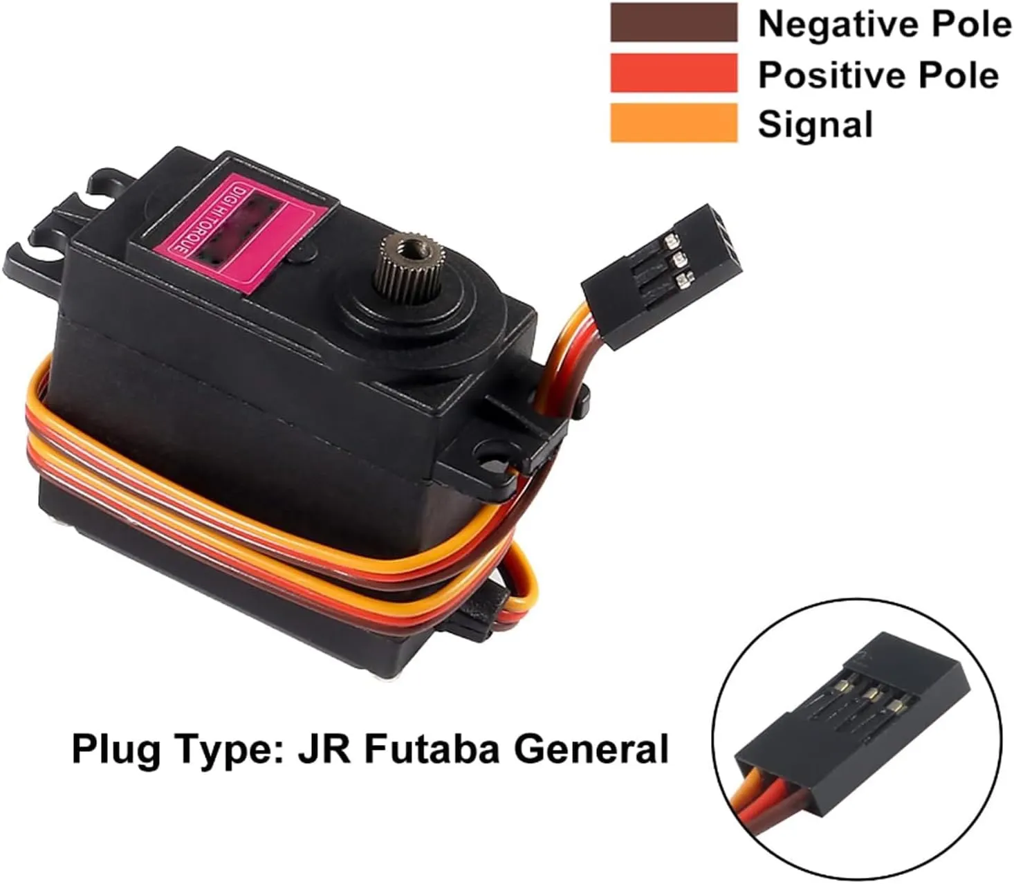 6pcs MG996R Servo Motor Control 180 Angle Metal Gear Servo Digital High Speed Torque Servo Motor for Smart Car Robot Boat RC Helicopter