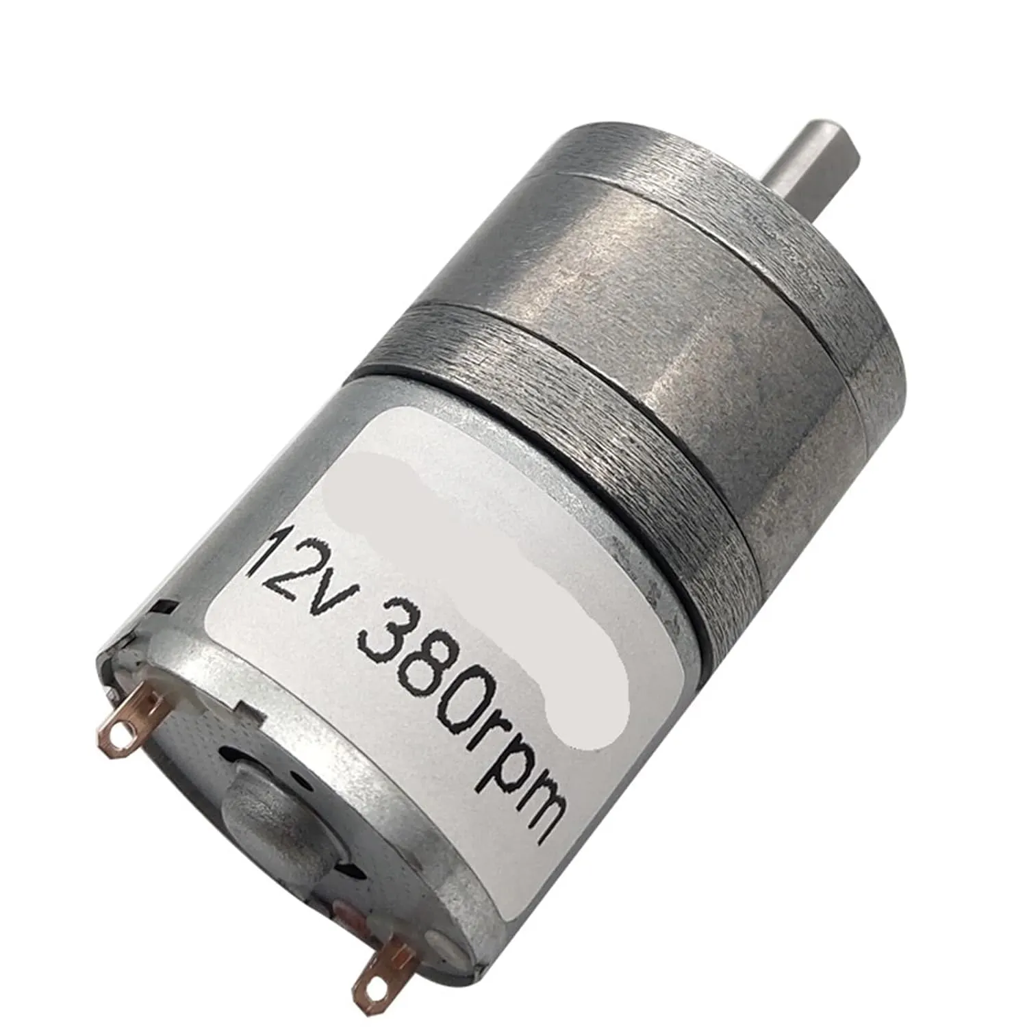 6V DC Geared Motor 12V Low Speed 16RPM To High Speed 1800RPM Reversible Electric Mini Geared DC Motor For Toy Car Smart Device(6v 50rpm 0.48kg.cm)