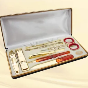 8/10pcs Stainless Steel Manicure Set Nail Care Tools Pedicure Nail Clipper Kit with Mini Finger Nail Cutter Clipper File Scissor(8PCS)