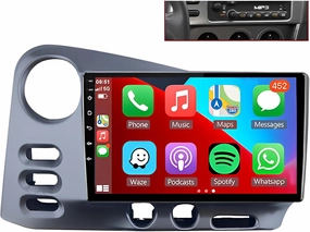 9" Android 13 Double Din Car Stereo w/Carplay Android Auto for Toyota Matrix Radio Pontiac Vibe Radio 2003-2004 w/WiFi GPS Bluetooth AHD Backup Camera Mic,SWC/AV in/FM/AM IPS Car Audio Receiver